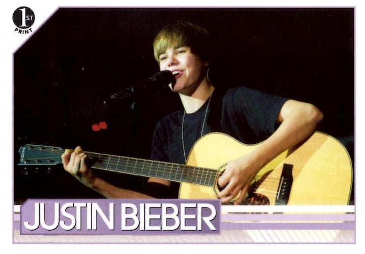 #13 During his performance of Favorite Girl during - 2010 Panini Justin Bieber