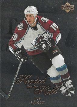 #HOF-13 Joe Sakic - Colorado Avalanche - 1999-00 Upper Deck - Headed for the Hall Hockey
