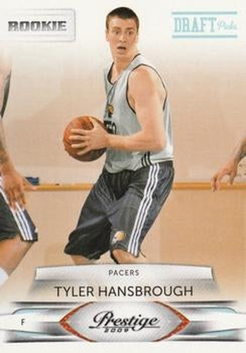 #163 Tyler Hansbrough - Indiana Pacers - 2009-10 Panini Prestige - Draft Picks Light Blue Basketball