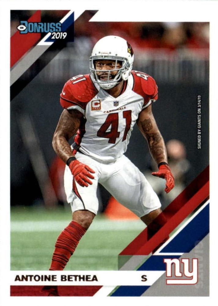 #13 Antoine Bethea - New York Giants - 2019 Donruss Football