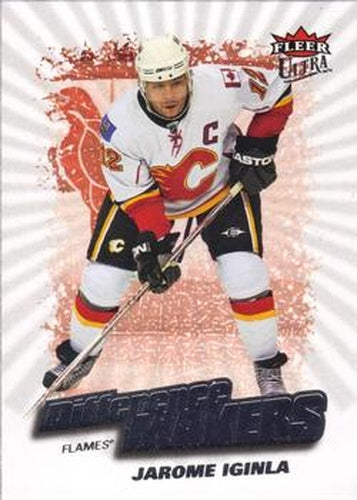 #DM13 Jarome Iginla - Calgary Flames - 2008-09 Ultra - Difference Makers Hockey