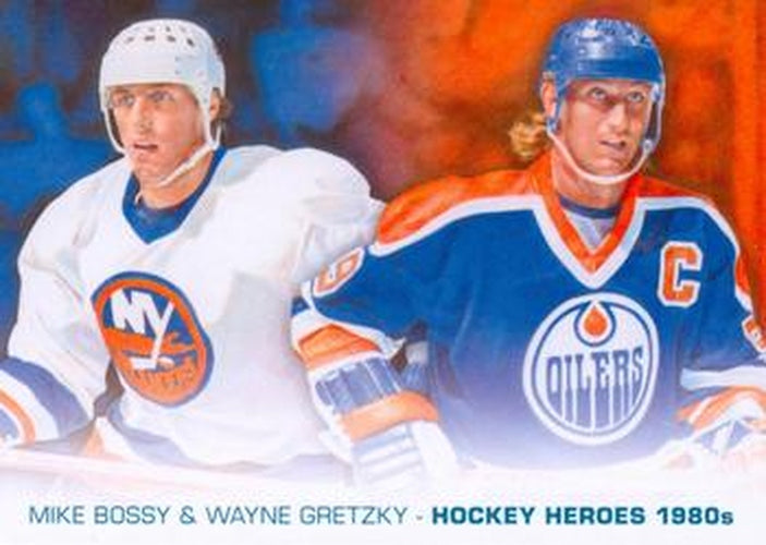 #HH52 Mike Bossy / Wayne Gretzky - New York Islanders / Edmonton Oilers - 2011-15 Upper Deck - Hockey Heroes