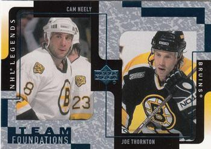#13 Cam Neely / Joe Thornton - Boston Bruins - 2000-01 Upper Deck Legends Hockey