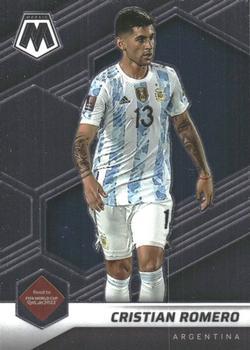 #13 Cristian Romero - Argentina - 2021-22 Panini Mosaic Road to FIFA World Cup Soccer