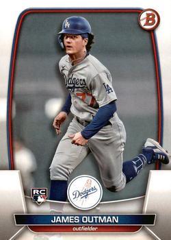 #13 James Outman - Los Angeles Dodgers - 2023 Bowman Baseball