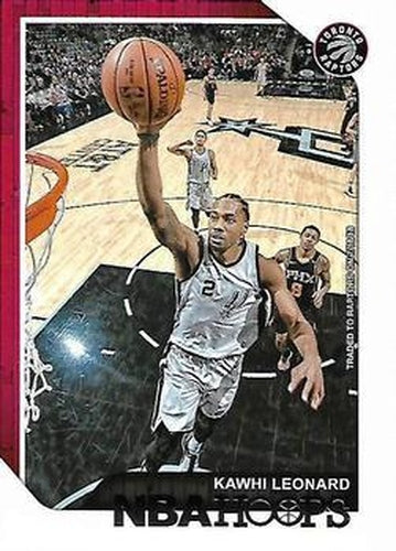 #13 Kawhi Leonard - Toronto Raptors - 2018-19 Hoops Basketball