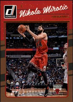 #13 Nikola Mirotic - Chicago Bulls - 2016-17 Donruss Basketball