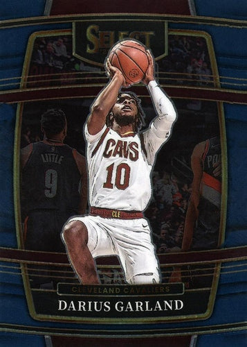 #13 Darius Garland - Cleveland Cavaliers - 2021-22 Panini Select - Blue Basketball