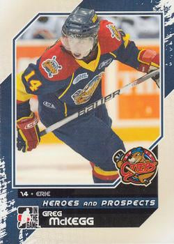 #13 Greg McKegg - Erie Otters - 2010-11 In The Game Heroes and Prospects Hockey