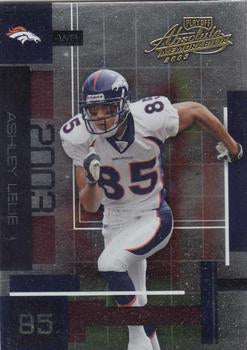 #13 Ashley Lelie - Denver Broncos - 2003 Playoff Absolute Memorabilia Football