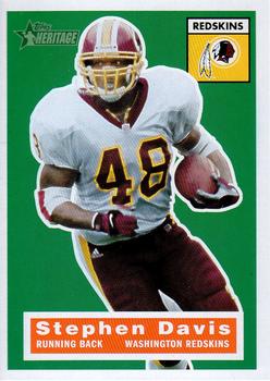 #13 Stephen Davis - Washington Redskins - 2001 Topps Heritage Football