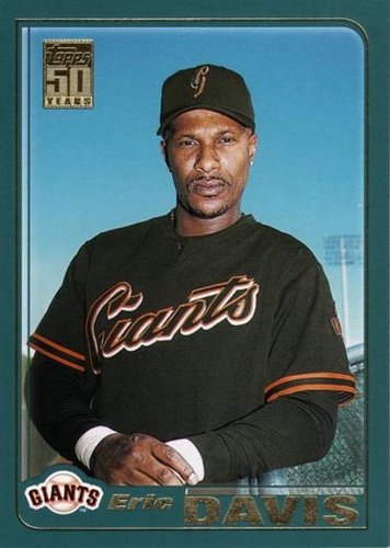 #T13 Eric Davis - San Francisco Giants - 2001 Topps Traded & Rookies Baseball