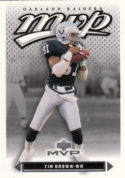 #13 Tim Brown - Oakland Raiders - 2003 Upper Deck MVP Football