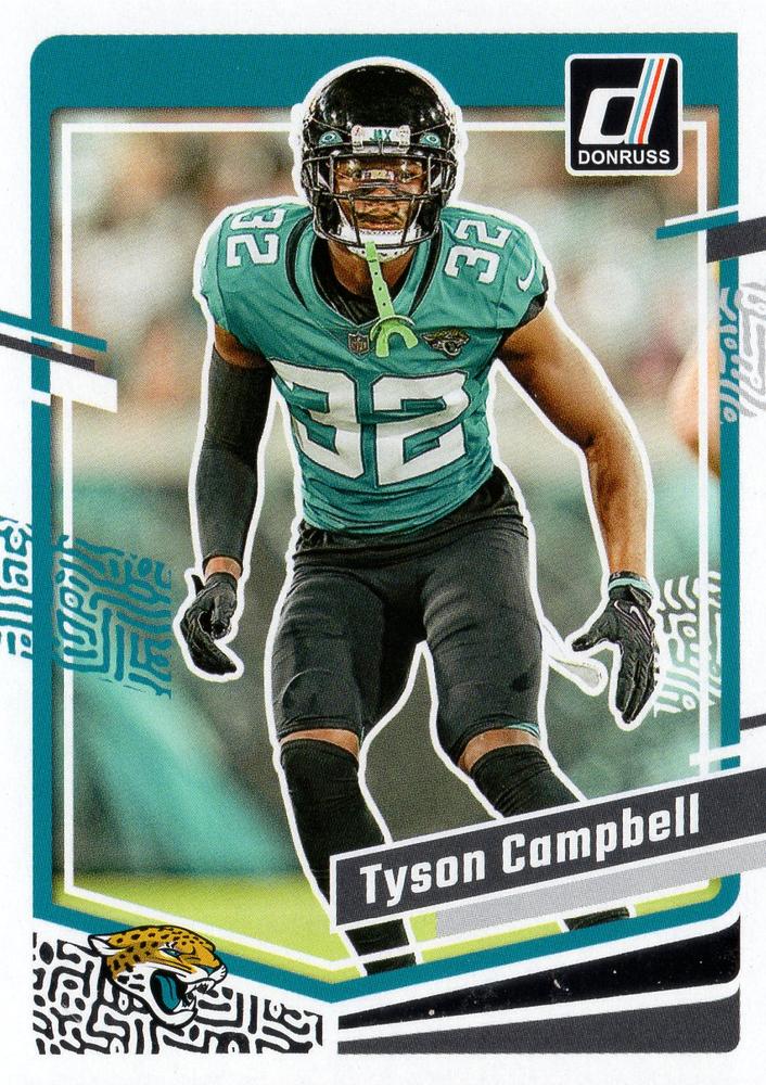 #140 Tyson Campbell - Jacksonville Jaguars - 2023 Donruss Football