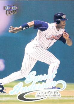#140 Garret Anderson - Anaheim Angels - 1999 Ultra Baseball
