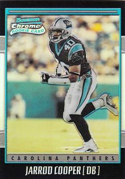 #140 Jarrod Cooper - Carolina Panthers - 2001 Bowman Chrome Football