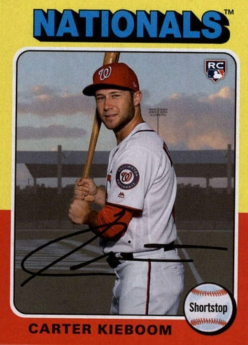 #140 Carter Kieboom - Washington Nationals - 2019 Topps Archives Baseball