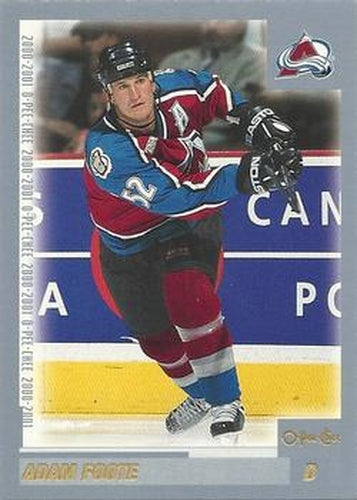 #140 Adam Foote - Colorado Avalanche - 2000-01 O-Pee-Chee Hockey