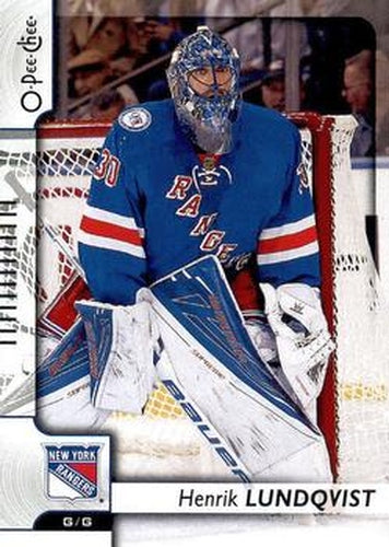 #140 Henrik Lundqvist - New York Rangers - 2017-18 O-Pee-Chee Hockey