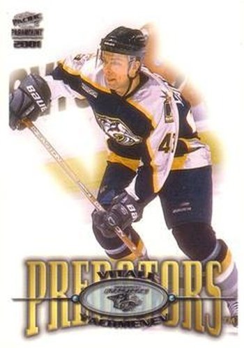 #140 Vitali Yachmenev - Nashville Predators - 2000-01 Pacific Paramount Hockey