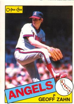#140 Geoff Zahn - California Angels - 1985 O-Pee-Chee Baseball