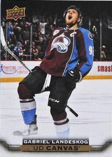 #C140 Gabriel Landeskog - Colorado Avalanche - 2015-16 Upper Deck - UD Canvas Hockey