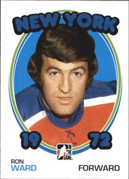 #140 Ron Ward - New York Raiders - 2009-10 In The Game 1972 The Year In Hockey