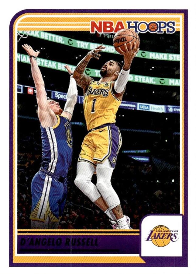 #140 D'Angelo Russell - Los Angeles Lakers - 2023-24 Hoops Basketball