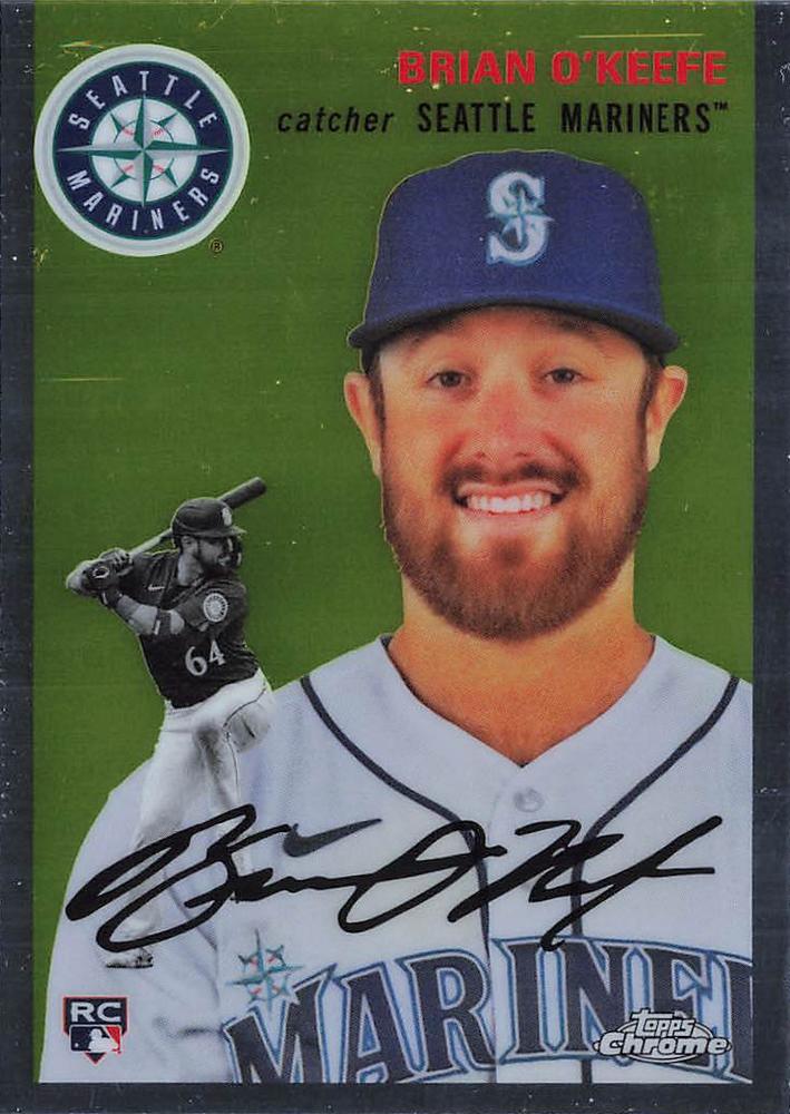 #140 Brian O'Keefe - Seattle Mariners - 2023 Topps Chrome Platinum Anniversary Baseball