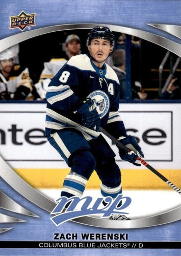 #141 Zach Werenski - Columbus Blue Jackets - 2023-24 Upper Deck MVP - Ice Battles Hockey