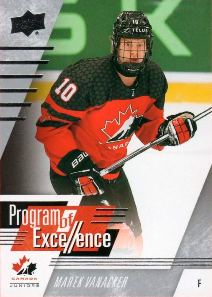 #141 Marek Vanacker - Canada - 2024 Upper Deck Team Canada Juniors Hockey