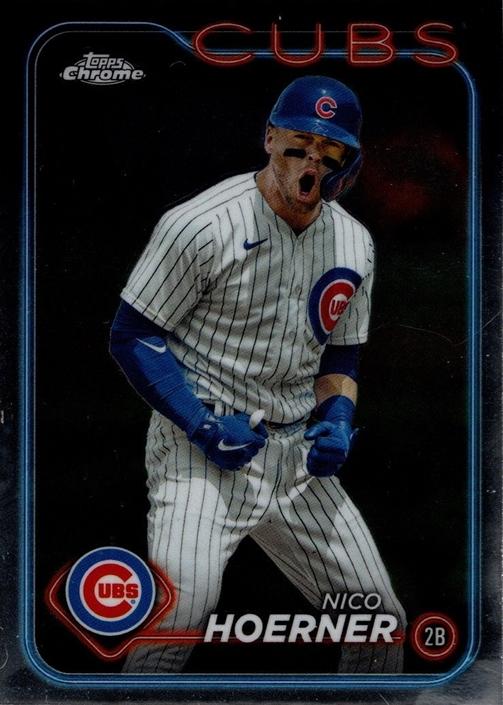 #141 Nico Hoerner - Chicago Cubs - 2024 Topps Chrome Baseball