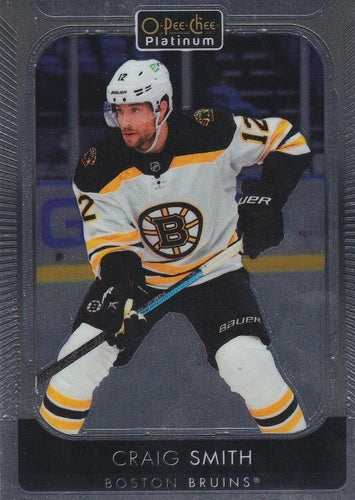 #141 Craig Smith - Boston Bruins - 2021-22 O-Pee-Chee Platinum Hockey