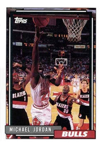 #141 Michael Jordan - Chicago Bulls - 1992-93 Topps Basketball