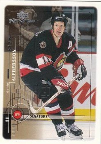 #141 Daniel Alfredsson - Ottawa Senators - 1998-99 Upper Deck MVP Hockey