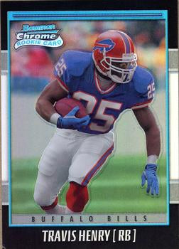 #141 Travis Henry - Buffalo Bills - 2001 Bowman Chrome Football