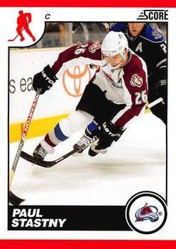 #141 Paul Stastny - Colorado Avalanche - 2010-11 Score Hockey
