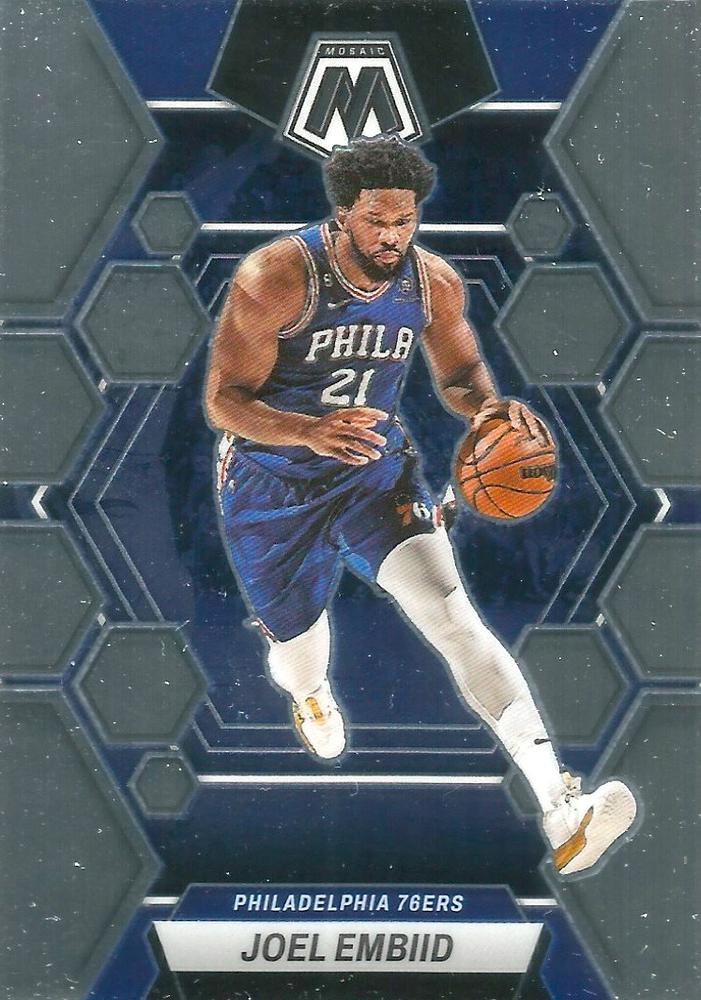 #141 Joel Embiid - Philadelphia 76ers - 2022-23 Panini Mosaic Basketball