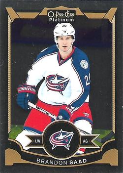 #142 Brandon Saad - Columbus Blue Jackets - 2015-16 O-Pee-Chee Platinum Hockey