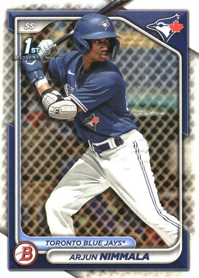 #BP-142 Arjun Nimmala - Toronto Blue Jays - 2024 Bowman - Prospects Baseball