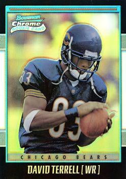 #142 David Terrell - Chicago Bears - 2001 Bowman Chrome Football