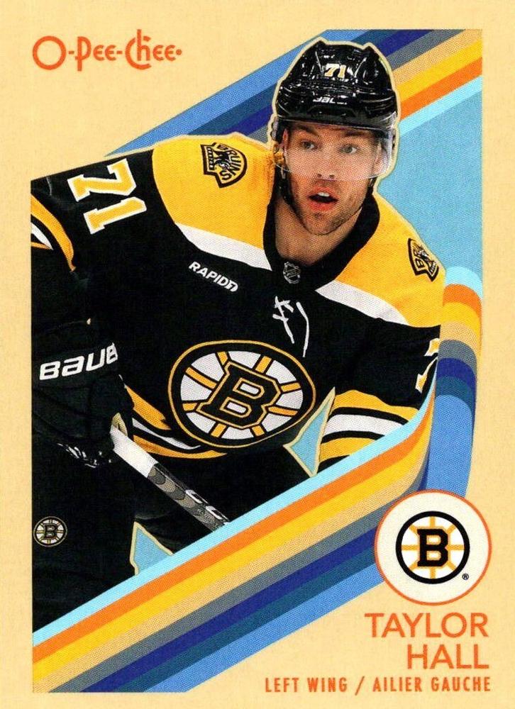 #142 Taylor Hall - Boston Bruins - 2023-24 O-Pee-Chee - Retro Hockey