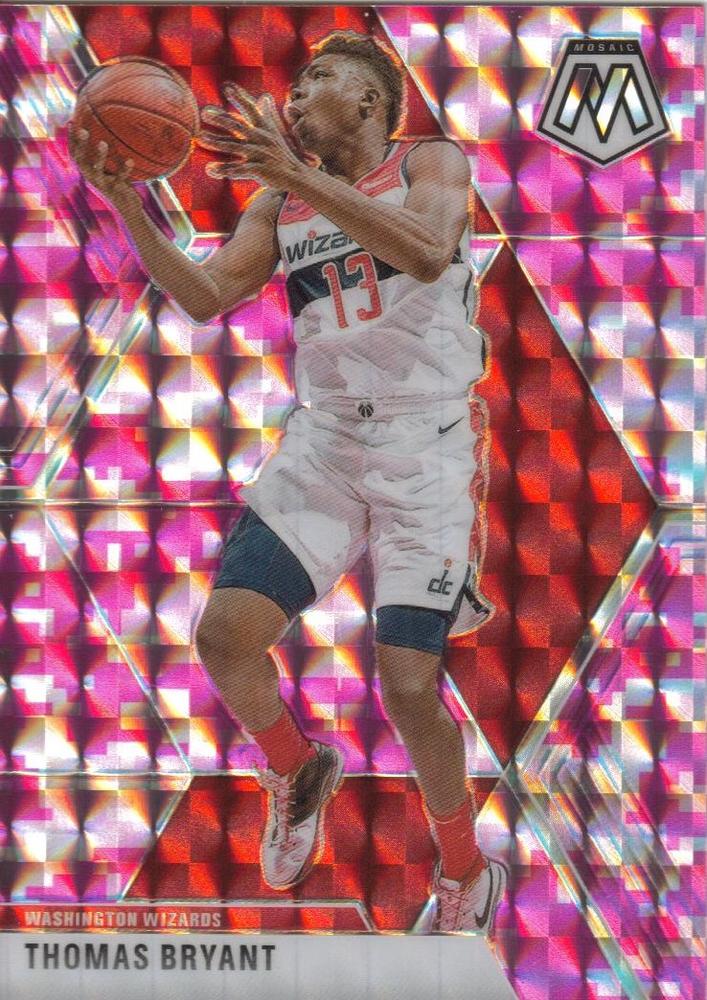 #142 Thomas Bryant - Washington Wizards - 2019-20 Panini Mosaic - Camo Pink Basketball