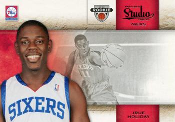 #142 Jrue Holiday - Philadelphia 76ers - 2009-10 Panini Studio Basketball