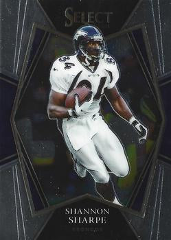 #142 Shannon Sharpe - Denver Broncos - 2021 Panini Select Football