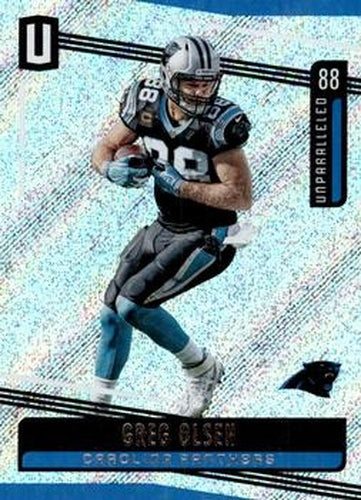 #142 Greg Olsen - Carolina Panthers - 2019 Panini Unparalleled Football