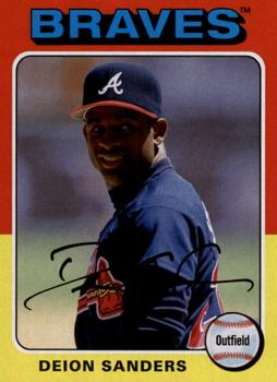 #142 Deion Sanders - Atlanta Braves - 2019 Topps Archives Baseball