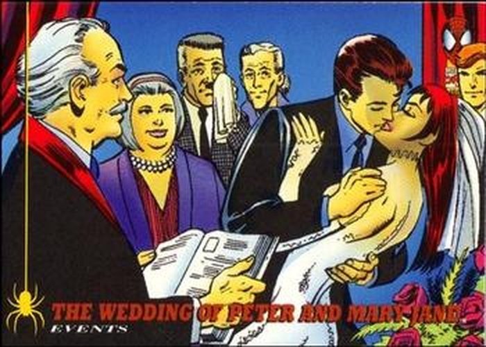 #142 The Wedding of Peter and Mary Jane - 1994 Fleer The Amazing Spider-Man