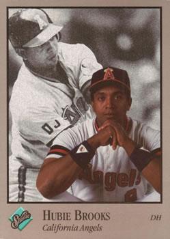 #142 Hubie Brooks - California Angels - 1992 Studio Baseball