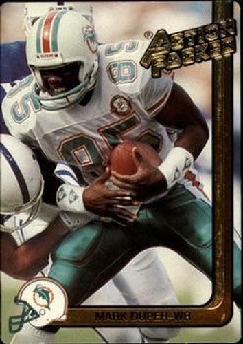 #142 Mark Duper - Miami Dolphins - 1991 Action Packed Football